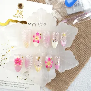 .DP.6926.Handmade 3D Carved Wearable Nail .DP.6926.Handmade 3D Carved Wearable Nail