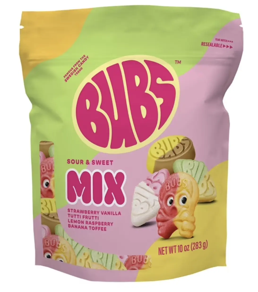 VIRAL BUBS Swedish Candy Variety Mix Gummy Candy, 21 oz.