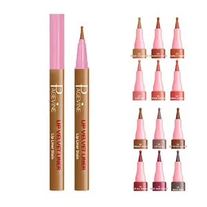 Felt-tip lip liner, waterproof and smudge-proof, precisely defines the lip line, creates a natural gradient lip look, long-lasting and fade-resistant, lightweight and comfortable, suitable for everyday makeup. Cosmetics.