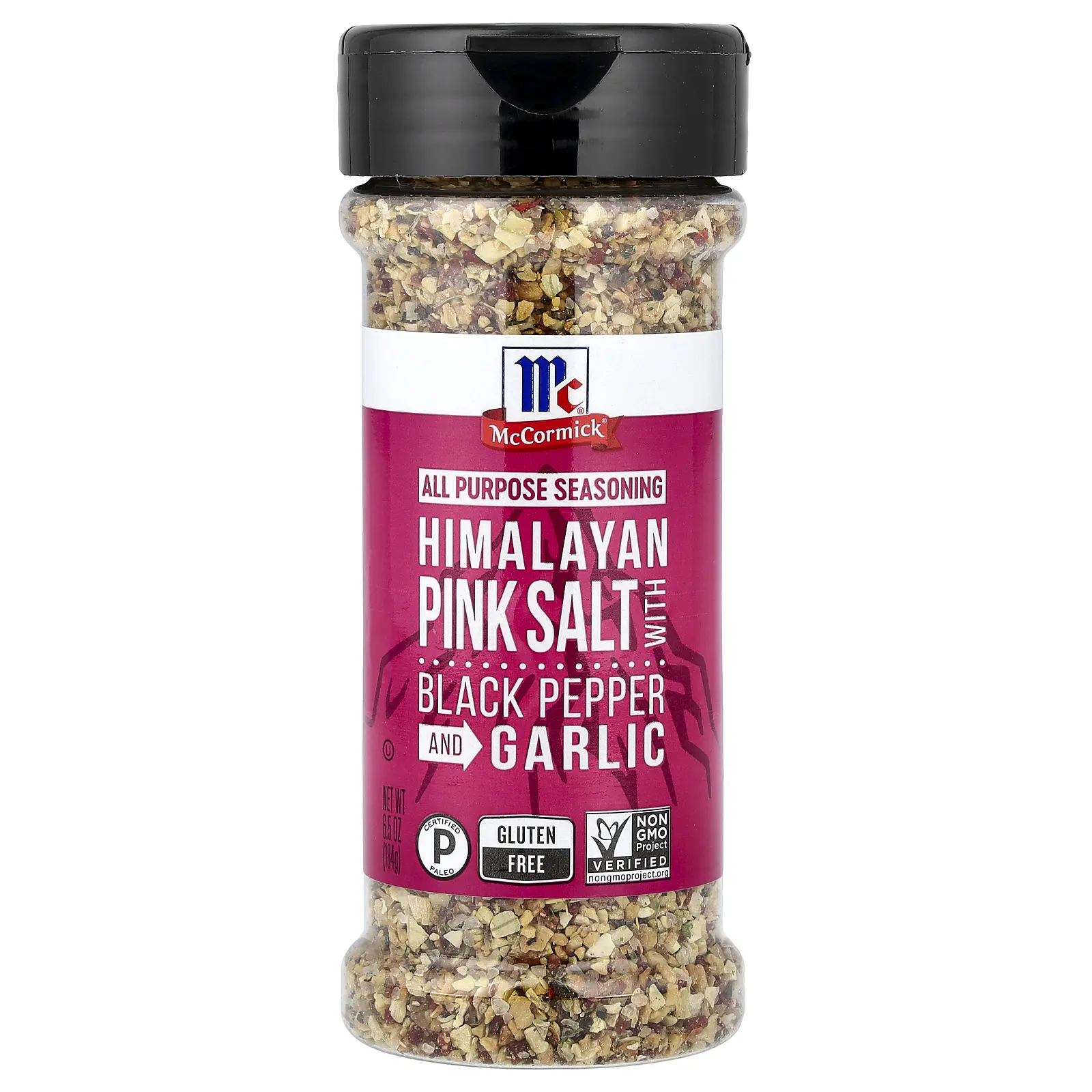McCormick All Purpose Seasoning, Himalayan Pink Salt with Black Pepper and Garlic, 6.5 oz (184 g)