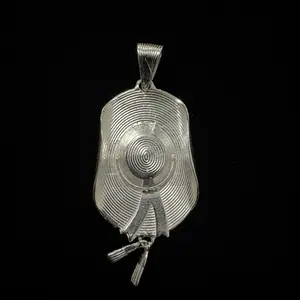 Colgante de Sombrero pequeño de PLATA 925