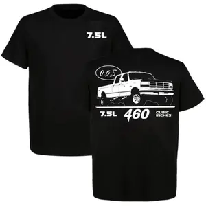 Ford OBS F-Series 7.5L 460 V8 Pickup Truck Shirt, Gift For Car Lover, For Men, Menswear, Party Outfits, Full Size, Full Color