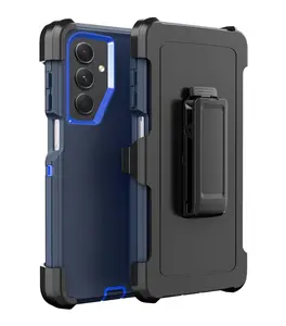 Samsung Galaxy A17 5G Heavy Duty Defender Case Shockproof Phone Cover Belt Clip Holster