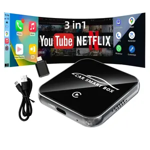 2026 Upgrade Android 15, Wireless Carplay & Android Auto, Supports Netflix Youtube Tiktok, SD Card Slot, G6225s Model, Abs Enclosure