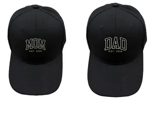 Mom Dad Est 2026 Hat, Gift for Mom Dad, Parent Baseball Cap, Family Hat, wash hat