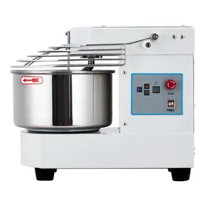 【GARVEE】10Qt Commercial Food Mixer, 650W Dual Rotating Dough Kneading Machine with Touch Screen, Timer & Safety Shield for Bakery & Restaurant