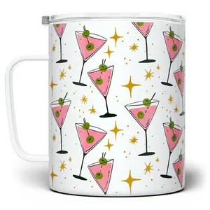 LOFTIPOP Retro Mid-Century Martini Mug, Fun Cocktail Celebration Gifts, Designed and Printed in the USA by Loftipop
