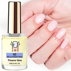 Tinovo Uno Nail Strengthening Oil - Revitalize & Hydrate, Enhances Nail Hardness, Moisturizes & Protects C-Shaped Nails, Alcohol-Free with Vitamin E, Nail Care Liquid | C-Shaped Nail Care | Moisturizing Formula