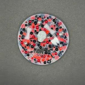 Glow in the dark crime scene Silicone picky pad - Picky Pad for Skin Picking Relief. Halloween Inspired Relief Tool Relaxation Stick Sensory Fidget Keychain