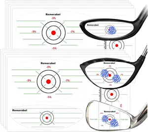 Golf Driver Blue Impact Tape Set Labels 150 Pcs 3.5 X 1.875 Inch,