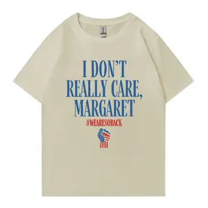 I Don't Really Care Margaret Vice President short sleeve T-Shirt Vance Republican 2025 Graphics Shirt Men's Women Trending Republican Cotton Tee