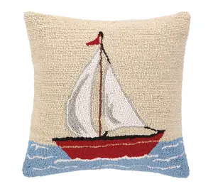 The Pillow Shoppe Sailboat Hook Pillow