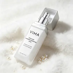 Vima Color Changing Foundation 1 fl oz with Sunscreen Fragrance-Free Paraben-Free Vegan Lightweight Long-Lasting Coverage SPF 30