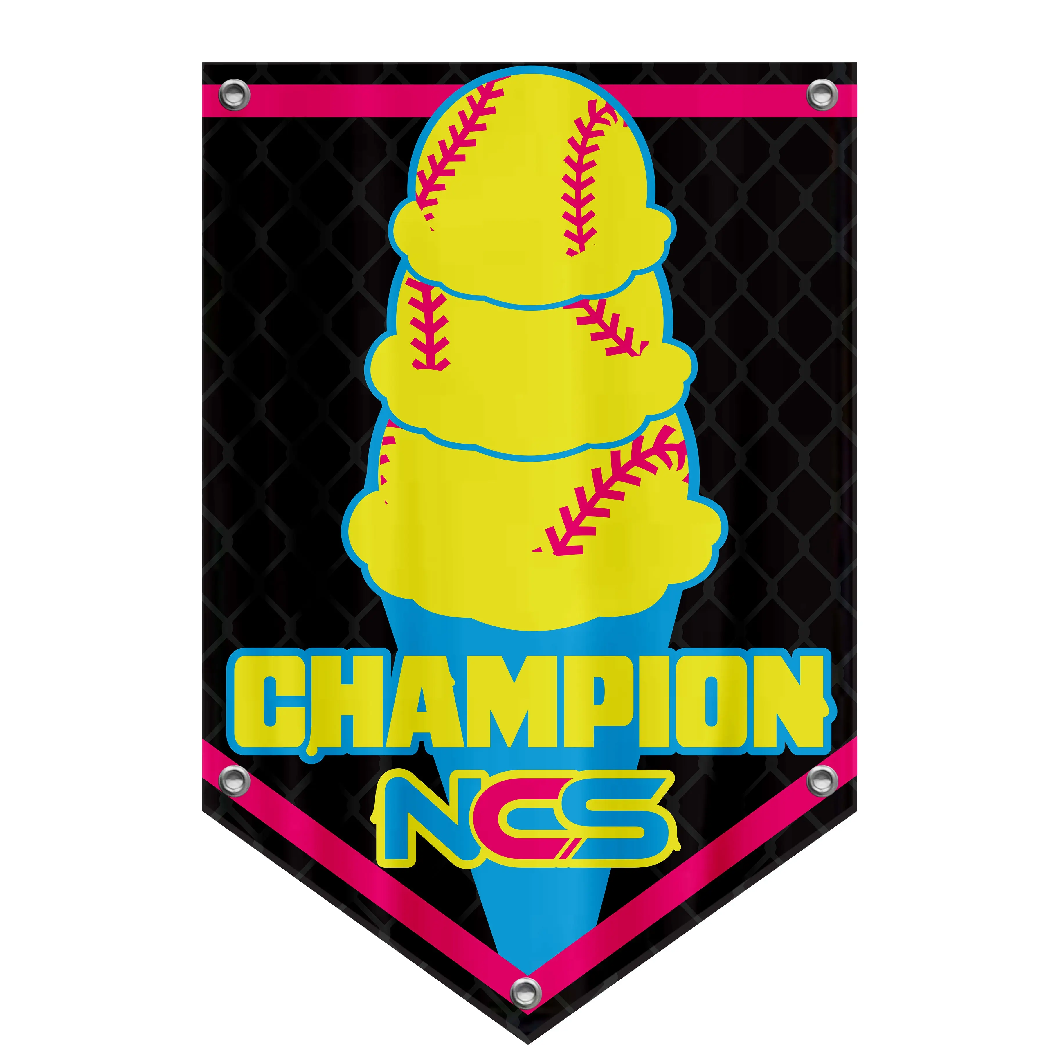 NCS34 Softball Champion Banner