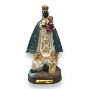 Virgen de Regla 5", 8", 12" and 18" Inch - Lady of Regla Resin Figurine Religious Statue Decor Traditional