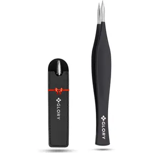 Precision Splinter Pointed Tweezers Stainless Steel Perfect Splinters, Dead Cuticles, Glass, Ticks Removal Tweezers with Extra Fine Points tweezers for splinter removal