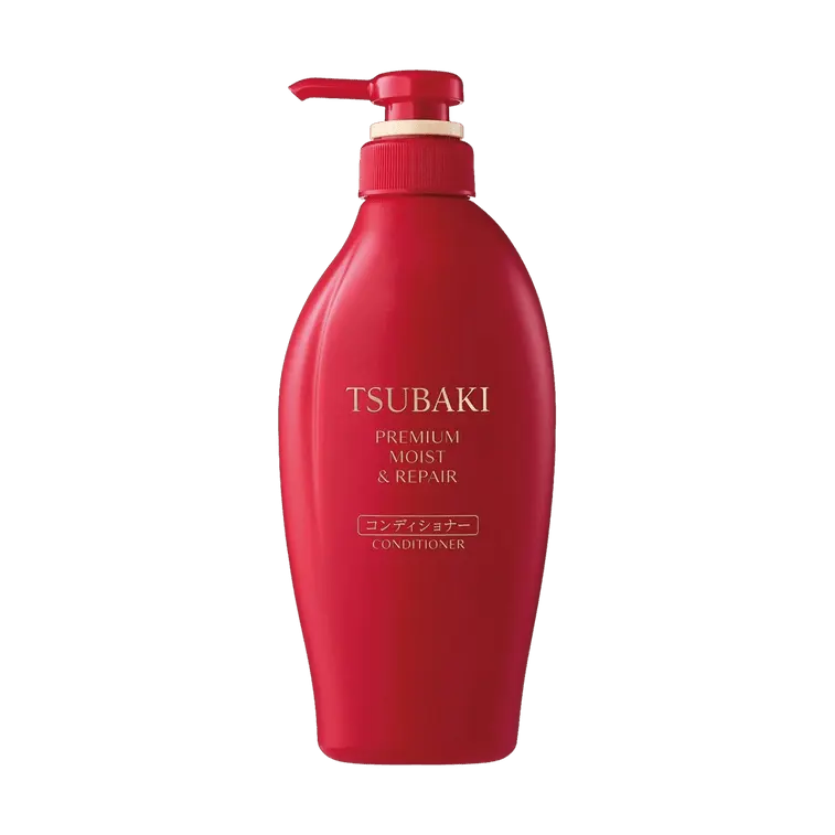 Tsubaki Premium Moisture Conditioner - 450ml Haircare Product with Camellia Oil, Dry Hair Conditioning for Smooth Strands, Daily, Lightweight Coat, Softens Hair, Cream, Hydrating, Manageability, Cream Texture, Daily Use, Light, Apply Evenly, Softening