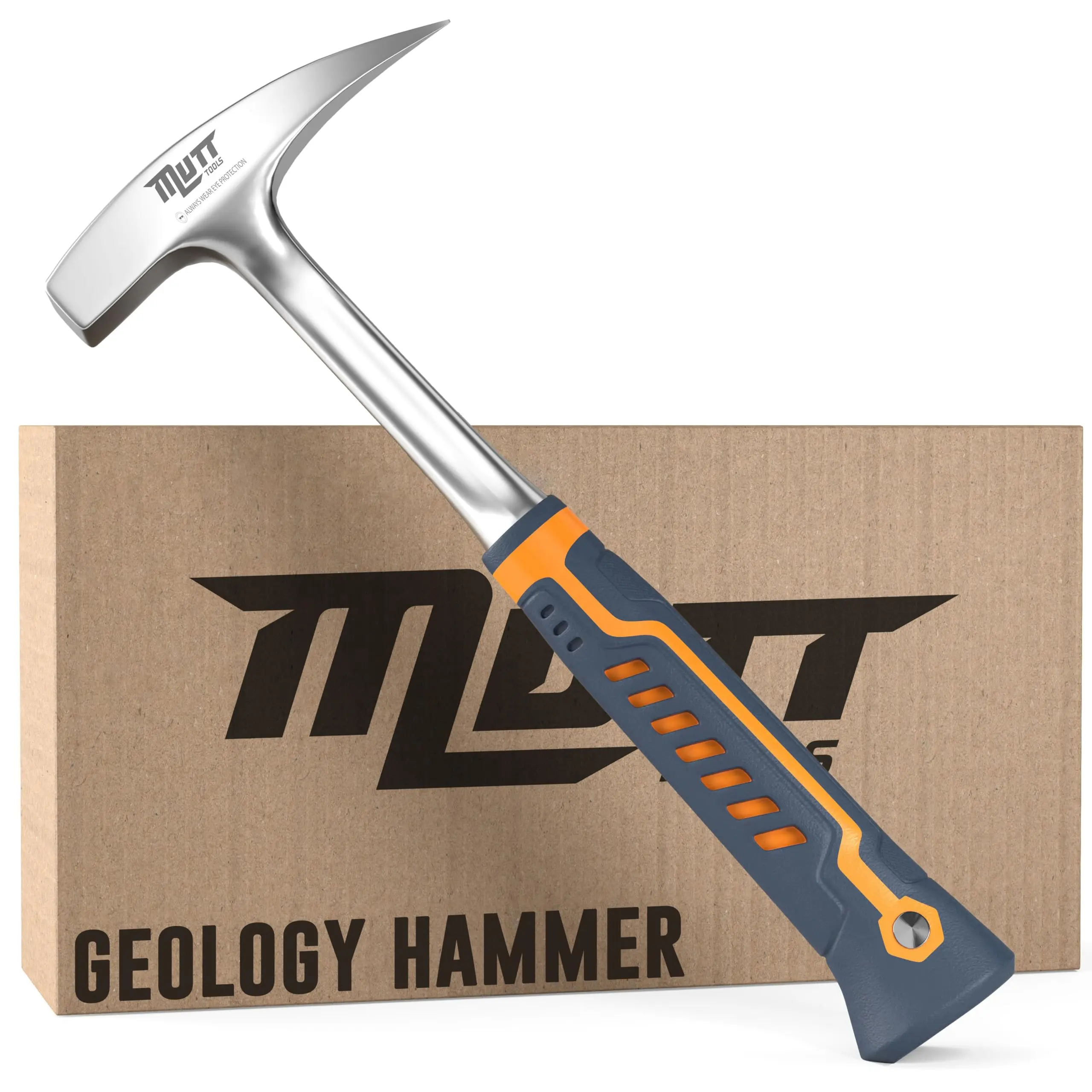 Mutt Tools Geologist Rock Pick Hammer 22oz Geology Tools for Field Work