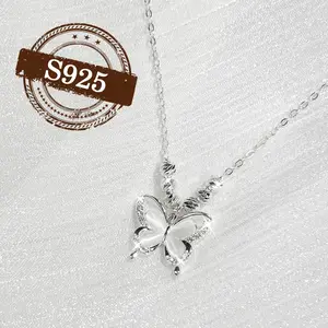 Sterling Silver Necklace, Butterfly Necklace, Cat-eye Stone Necklace, Adjustable Extension Chain, Great value, Gifts for wife, girlfriend, sisters,MOM, Fashionable Versatile Exquisite Collarbone Chain