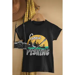 Short-Sleeve Unisex GONE FISHING T-Shirt