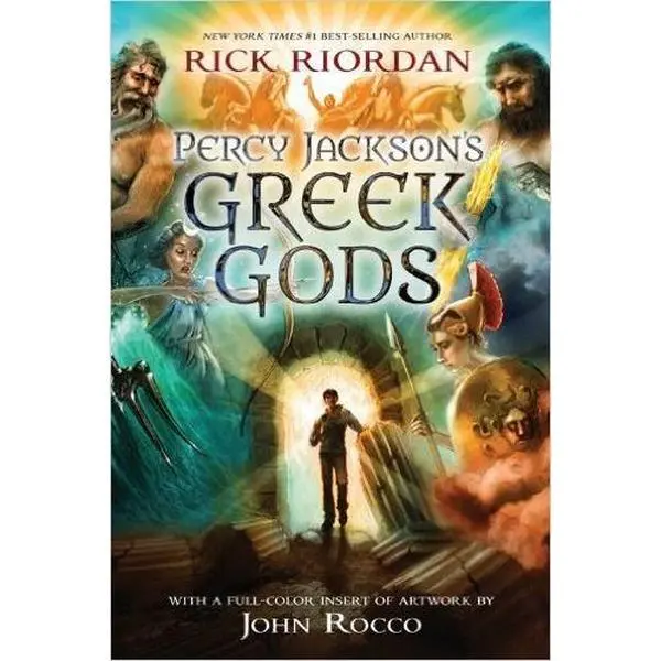 USED Book - Percy Jacksons Greek Gods by John Rocco Rick Riordan (Paperback) - english