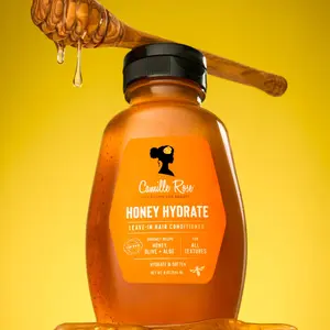 Honey "Leave-in Collection" - 8oz Moisture-Rich Leave-In Conditioner with Honey, Olive Oil, Aloe & Castor Seed Oil for Hydration, Frizz Control, Detangling - All Hair Types 2C-4C (Haircare Leave-In) | CamilleRose