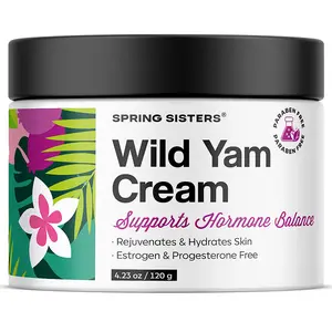 Organic Wild Yam Cream, All Natural, Skincare Hormonal Balance