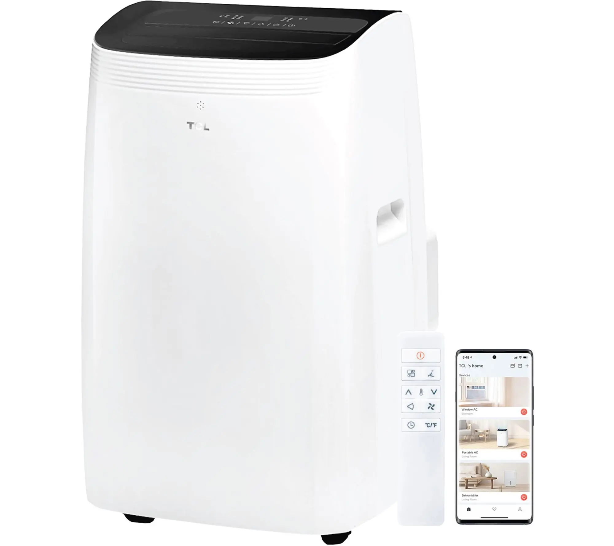 TCL 10K BTU Q-Series Portable Inverter Air Conditioner w/ Heat
