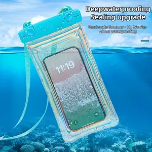 High-Definition Touchscreen Waterproof Bag for Swimming Rafting, Sealed Waterproof Case for Outdoor Water Parks, Portable Storage Bag, Dry Bags Waterproof