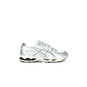 Asics Gel-Nimbus 10.1 Sneaker in White & Airy Blue