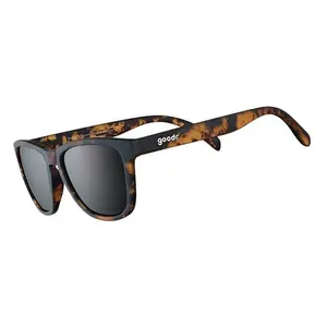 Bosley's Basset Hound Dreams - goodr Brown Tortoiseshell OG Square Polarized Sunglasses
