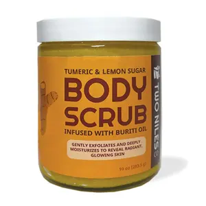 Turmeric and Lemon Sugar Body Scrub