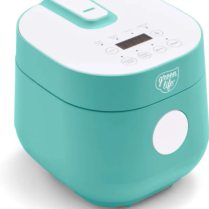 New GreenLife PFAS-Free, 4-Cup Rice Beans Oats and Grains Cooker