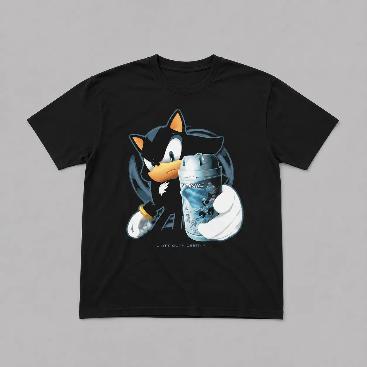 Unity Outy Destiny T-Shirt, Shadow the Hedgehog Shirt,Dark Speed Hero Graphic Tee For Men Vintage Cartoon Style Oversized T Shirt, Trendy Streetwear Summer Graphic Tees, Cool Anime Inspired Men's Casual Shirt tshirt women