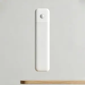 Minimalist Wireless Motion Sensor Light, Soft Glow Rechargeable LED Night Light, Aesthetic Renter-Friendly Home Lighting