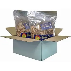 2 Pack - All Natural Kiawe Wood Chips for Smoker/Grill (Ohikilolo Ranch) – 100% Hawaiian Mesquite - Kiln Dried Coarse Cut BBQ Grill Wood Chips for Smoking Meats - Barbecue Accessories - Gifts for Dad