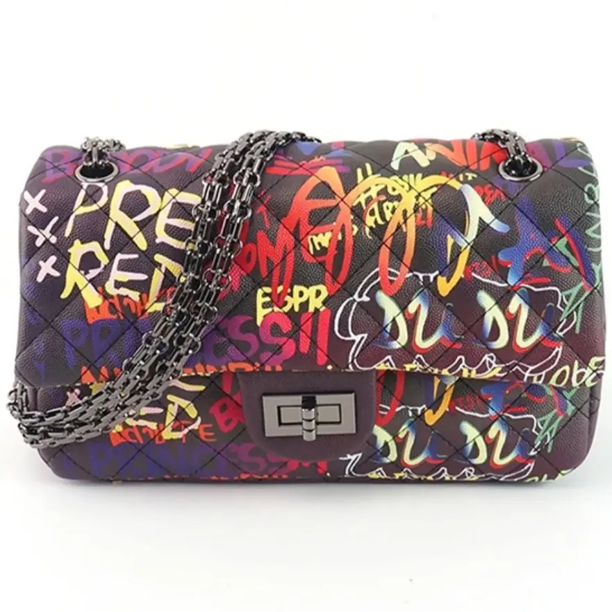 Black Graffiti Bag