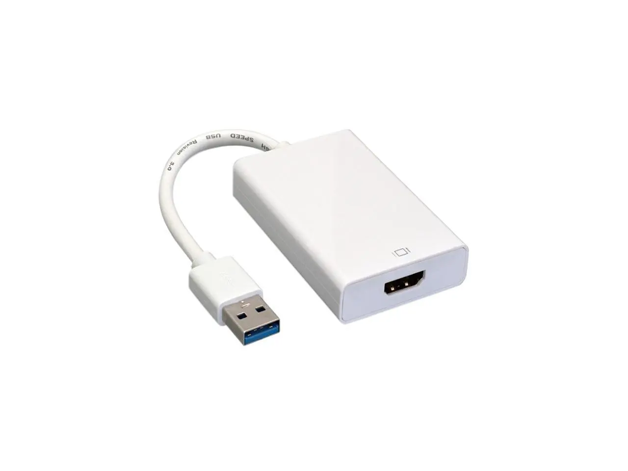 Nippon Labs 30U3-HM200 USB 3.0 A Male to HDMI Converter, White Color