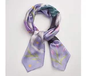 Fable England Catherine Rowe Pet Portraits SilkSquare Scarf