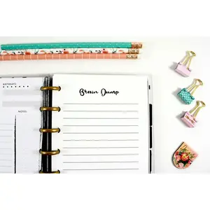 Brain Dump Inserts for the Mini Happy Planner, Fits 7-Disc Notebook, Planner Notes Refills, Pre-punched Happy Planner Inserts, Mini Happy Planner Notes Inserts