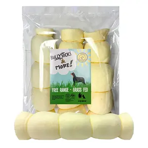 Beef Cheek Rolls for Dogs, 10–12" Extra Thick No-Hide Chews, Premium Beef Cheek Bones, 3 Count, Dog Parents’ Choice