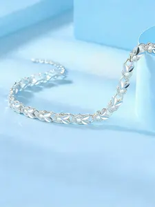 Stylish 925 Sterling Silvery Lucky Rabbit Pendant Bracelet - Hypoallergenic, Nickel Free, Suitable for Mother's Day, Birthday or Anniversary Gift, Link Bracelet Jewelry Bracelet Design
