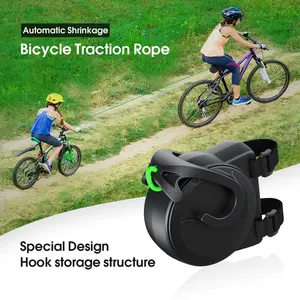 Bicycle Tow Rope Parent-Child Bicycle Trailer Towing Device Bicycle Tow Rope  Effortless Rescue For Stuck Rides & Group Cycling Adventures!  Automatic Shrinkage cycling & outdoor family content