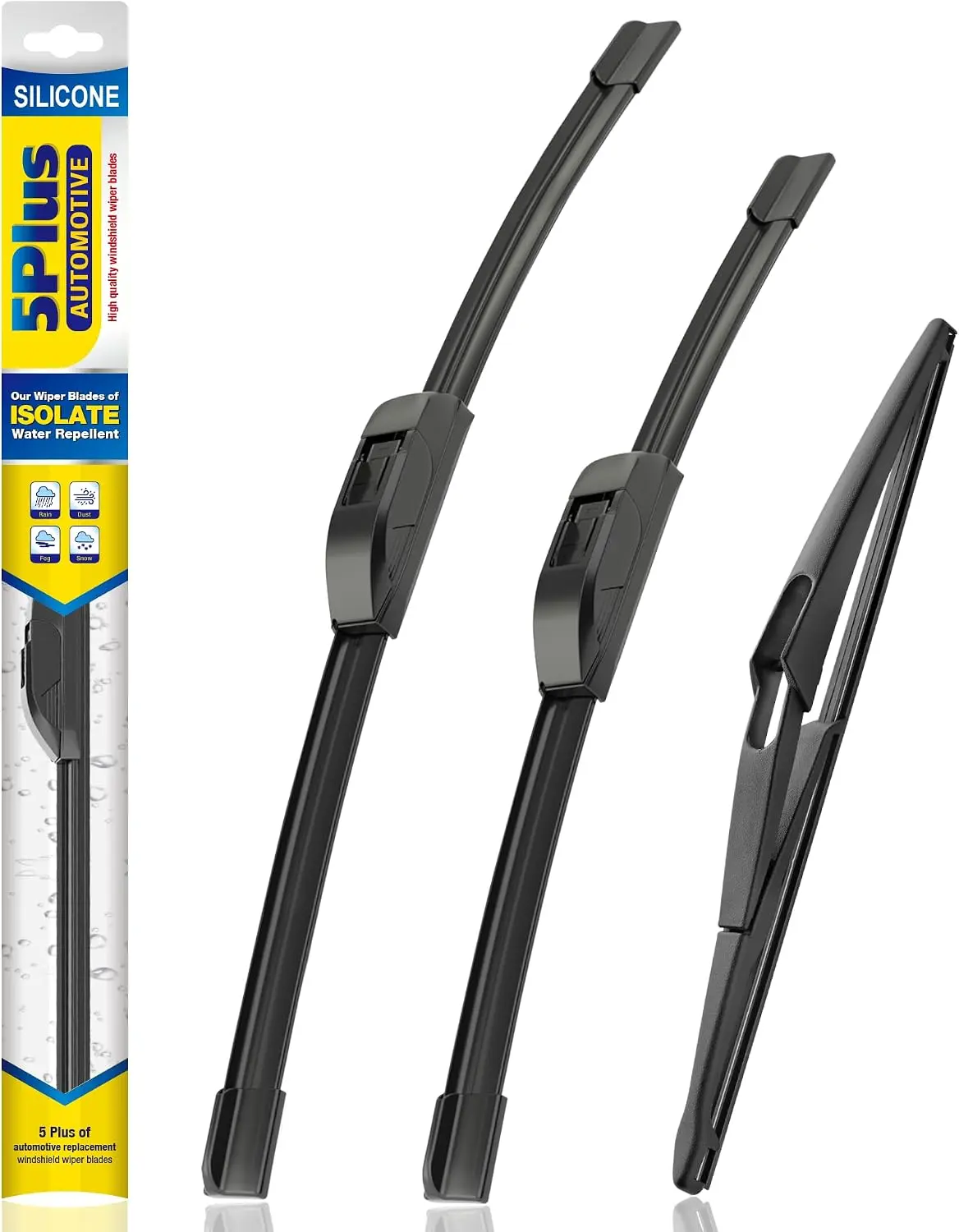 ®   Silicone Windshield Wipers Replacement for  Rogue 2014-2023 Pathfinder 2013-2020 Wiper Blades(3 PCS),Automotive Replacement Windshield Wiper Blades-26"/17"/12"