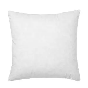 basic home 28x28 Euro Throw Pillow Insert-Down Feather Pillow Insert-Cotton Fabric-White-1 Piece