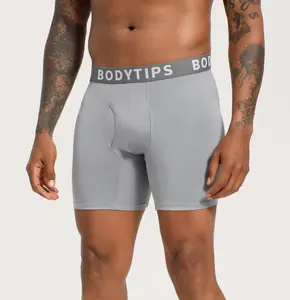 BodyTips Three piece set,Soft Support,Bamboo,Fiber,Flat Corner,Skin friendly, Thick crotch, Seamless,Men's underwear