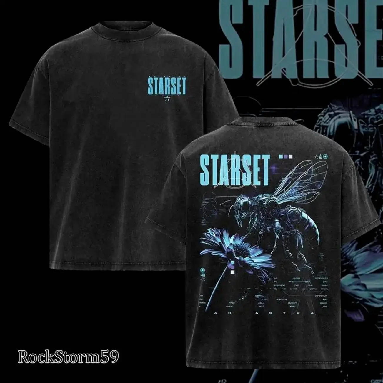 Retro NEW STARSET band T-Shirt , STARSET T-Shirt , Music Graphic Tee, Rock Band Shirt, Retro Music Tee, Rock Music Lover Shirt, Vintage Band Shirts Casual Comfort Cotton Fabric Fit Top , Top Men's and Women's Clothing . Streetwear KDV