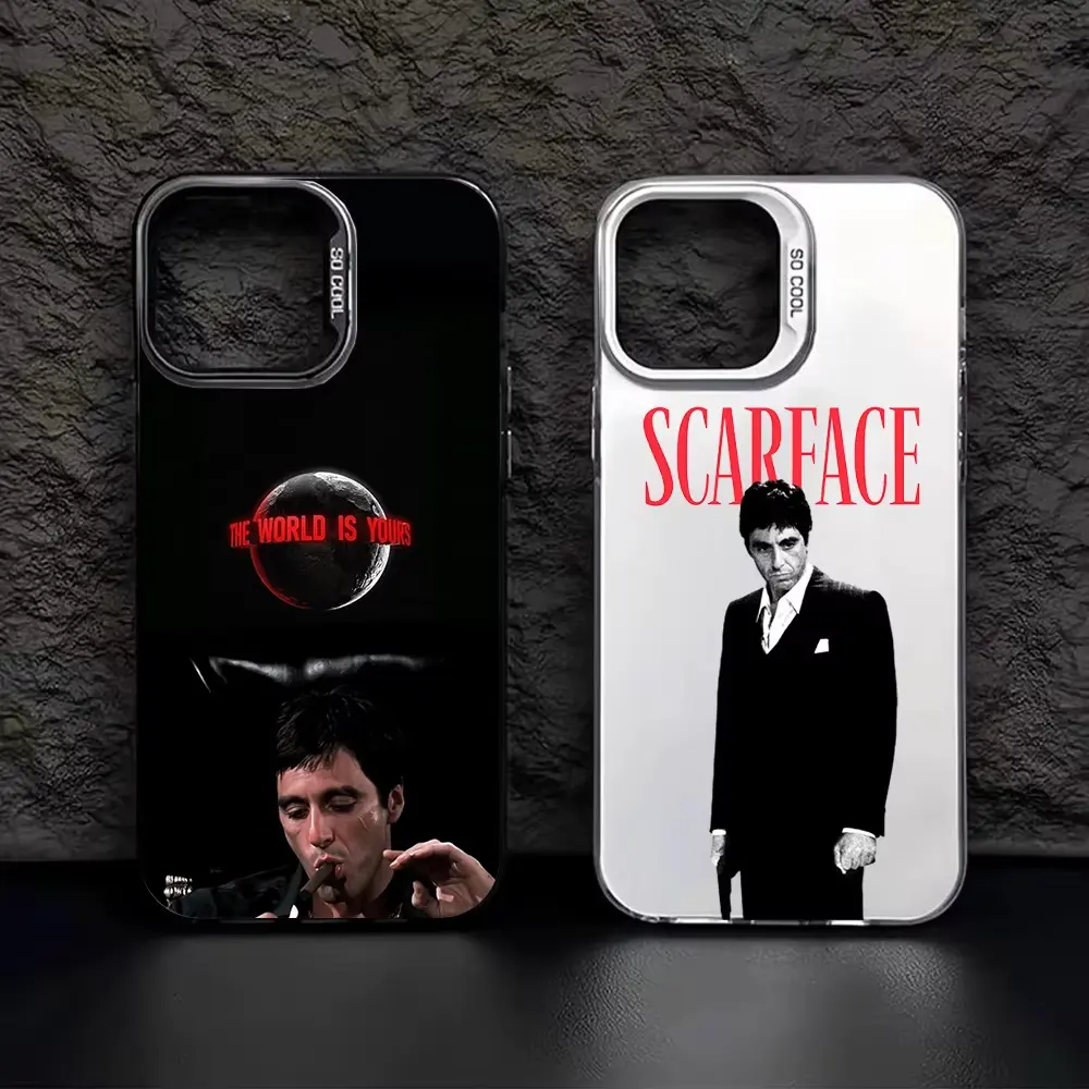 Scarface Tony Montana Personalized Colorful Phone Cover - Shockproof, Full Coverage, Impact Buffer Protection Case for iPhone 17 Air,16 E,15,14,13,12,11 Pro Max Plus, Mini,X,XS,XR, Animal, Smartphone