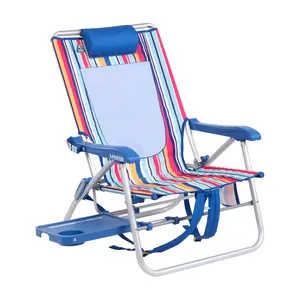 GCI Outdoor Big Surf Beach Chair with Tray & Sunshade