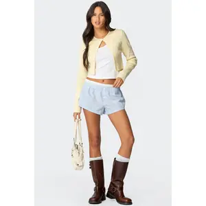 Layered Gingham Boxer Shorts Layered Gingham Boxer Shorts